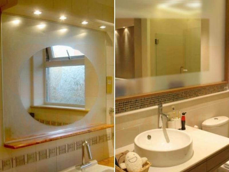Riscaldamento per specchio da bagno Rettangolo 100 × 900 mm, 10 x 90 cm - 230 volt
