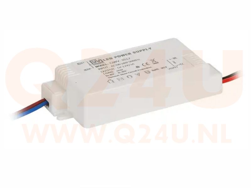 Alimentatore LED 12V 3A 36W – Alimentatore stabilizzato per illuminazione LED e riscaldamento dello specchio