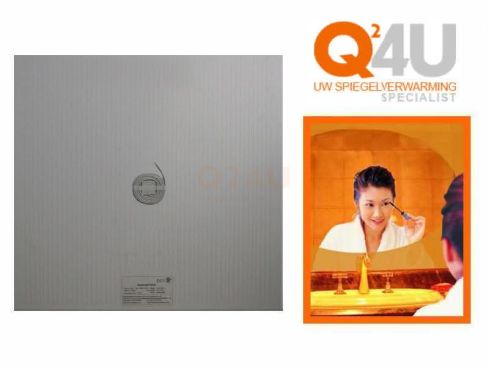 Riscaldamento per specchio quadrato su misura - 24 Volt