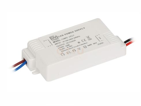 Alimentatore LED 12V 2A 24W – Alimentatore stabilizzato per illuminazione LED e riscaldamento dello specchio