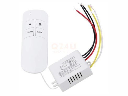 Telecomando wireless per riscaldamento e illuminazione LED dello specchio – 1 canale | Max. 200W