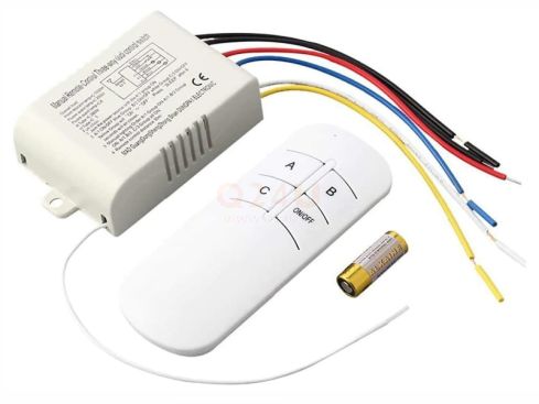 Telecomando wireless per riscaldamento e illuminazione LED dello specchio – 3 canali | Max. 200W per uscita